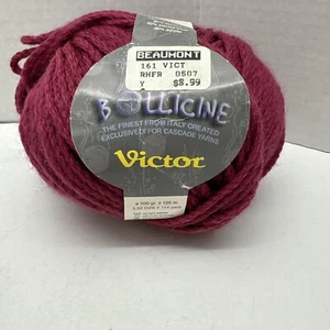 SKEIN/BALL OF ( DISC) BOLLICINE VICTOR YARN FOR CREATED CASCADE YARNS ~ Pink - Picture 1 of 6