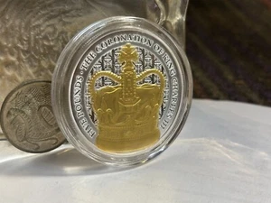 2023 THE CORONATION OF KING CHARLES III FIVE POUND COIN IN CAPSULE - Picture 1 of 4