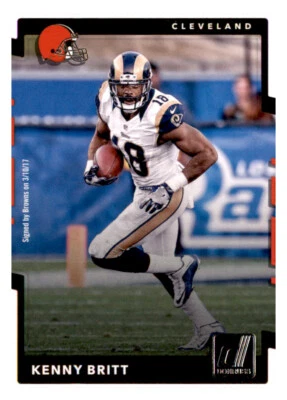 2017 Donruss Kenny Britt NFL PWE Base Card Browns #81 - Image 1 of 2