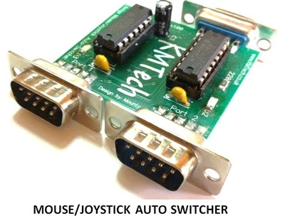 NUOVA VERSIONE MIGLIORATA Joystick/mouse Switcher Auto KMTech Amiga Commodore