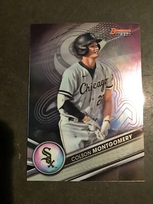 2022 Bowmans Best Colson Montgomery  Prospect Card Chicago White Sox - Image 1 of 3