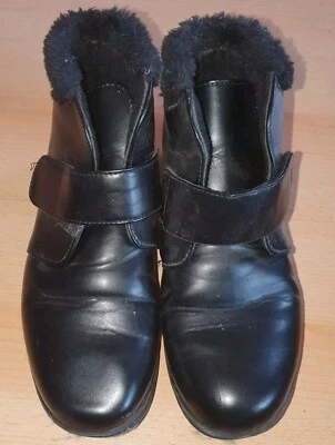 Damen,Mädchen, Stiefelette,Schuh,Winter,Gr,38,schwarz,Wonder Walk,Klett,Fell - Bild 1 von 4