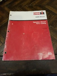 CASE IH 60MS 235 TRACTOR MOWER OPERATORS MANUAL AND PARTS CATALOG - Picture 1 of 4