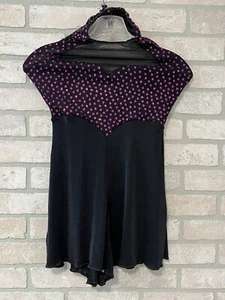 Disfraz de Baile Negro y Púrpura Talla LC  - Imagen 1 de 4