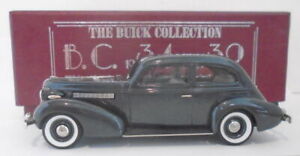 Brooklin Models 1/43 Scale BC019 - 1937 Buick 2-Door Plain Back Sedan Grey
