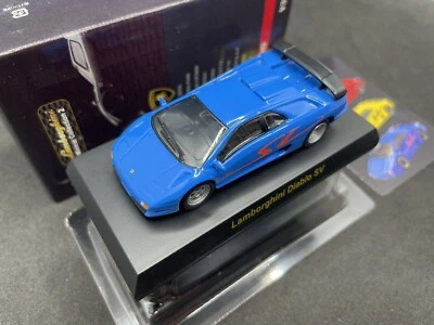 Kyosho 1/64 Lamborghini collection2 Diablo SV Blue diecast model car 12G3 - Image 1 of 4