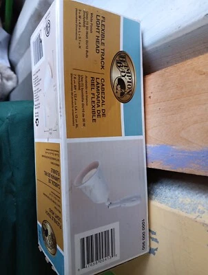 Cabezal de iluminación Hampton Bay Flex Track, plateado (NUEVO) Foto 1 de 2