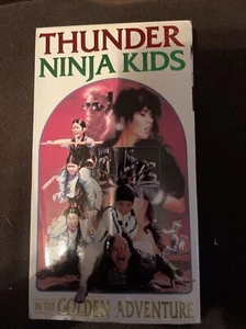 THUNDER NINJA KIDS Golden Adventure•Magnum•VHS TAPE•RARE• Case Bent - Picture 1 of 4