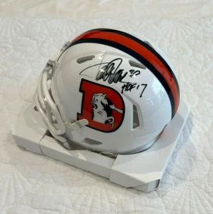 Minicasco firmado por Terrell Davis de los Denver Broncos - Imagen 1 de 5