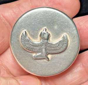 925 Sterling Silver Pill Box Pharaoh Goddess Isis Queen of Egypt - Picture 1 of 9