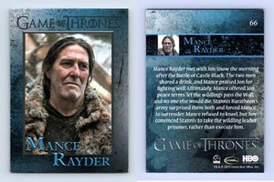 Mance Rayder #66 Game Of Thrones Season 4 Rittenhouse 2015 Trading Card