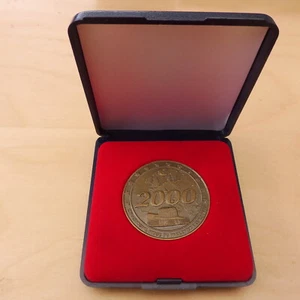 MEDAILLE - EURO 2000 STRASBOURG SIEGE DU PARLEMENT EUROPEEN + COFFRET - Imagen 1 de 3