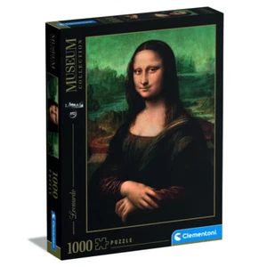 1000pc Clementoni Museum Collection Leonardo Mona Lisa Art Jigsaw Puzzle Pieces - Picture 1 of 2