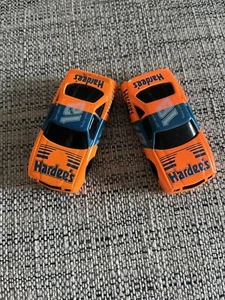 (2)Vintage 1990 Applause Days Of Thunder Hardee's NASCAR Stock Car #18 Orange - Picture 1 of 1