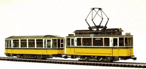 Straßenbahn H0m Modell Tram Karton Bausatz Stuttgart Zug Serie 400, Maßst. 1:87 - Bild 1 von 1