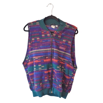Chaleco de Colección Columbia Para Hombre Años 90 Púrpura Geo Polar Cremallera Completa Talla M Foto 1 de 4