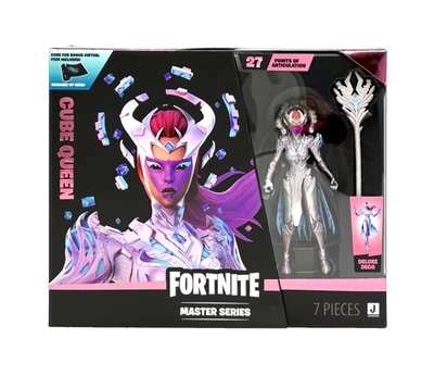 Figura de acción Jazwares Fortnite Master Series Cube Queen Series 03 #306 4" nueva en caja Foto 1 de 4