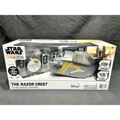 Star Wars The Mandalorian The Razor Crest Disney Radio Control Remoto Transporte Foto 1 de 4