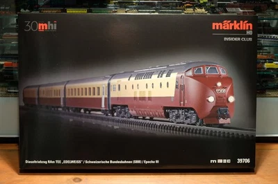 Набор поездов Marklin 39706 Swiss Federal Railways (SBB) RAm TEE Edelweiss HO - Изображение 1 из 4
