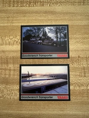 1992 Traks NASCAR Racing Goodwrench Transporter Cards - Image 1 of 4