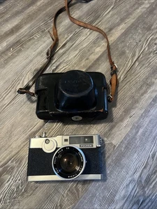 Vintage Fujica V2 Fujifilm Rangefinder Camera Rare w Fuji Fujinon 1:18 Lens - Bild 1 von 9