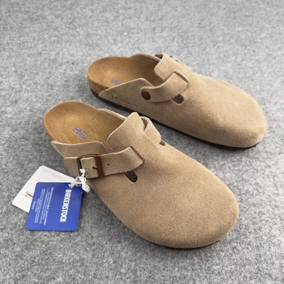 Birkenstock Boston Taupe Soft Footbed Clogs Women's shoes Brand-new and Box - Image 1 of 4