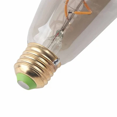 St64 Light Bulb Vintage Dimmable 360Lm Warm Light Led Light Bulb For Home - Image 1 of 4