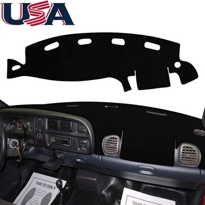1PC Dashboard Cover Non-Slip Sun Shade Pad Dashmat For 1998-2001 Dodge Ram 2500 Foto 1 de 4