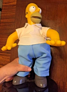 Vintage 2000 Playmates The Simpsons interaktive sprechende 15" Homer Figur funktioniert - Bild 1 von 10