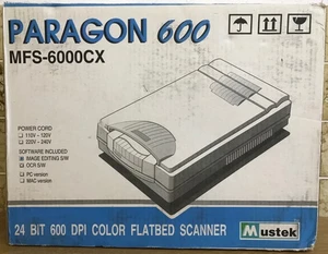 24 Bit 600 DPI Flachbett-Farbscanner Paragon 600 MFS-6000CX von Mustek - Bild 1 von 11