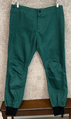 Kith Pants Mens 32 Fits 34X32 Green Cotton Canvas Ankle Pants USA - Image 1 of 4