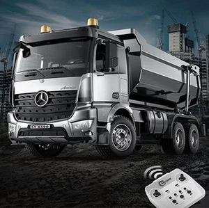 DoubleE E590 003 1/20 RC Dump Truck 6*6 RTR Electric Lifting Tipper Sounds Light - Picture 1 of 10