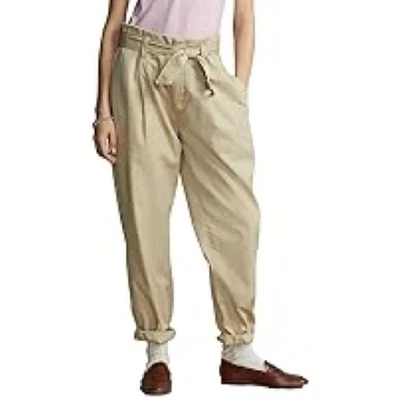 Pantalones Polo Ralph Lauren Caqui Cintura Corbata Talla 2 Nuevos con Etiquetas Foto 1 de 4