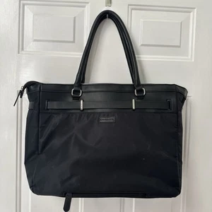 Swiss Gear Travel Tote Black Diaper Laptop Bag Purse - Picture 1 of 11