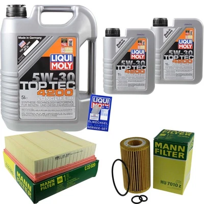 INSPEKTIONSKIT FILTER LIQUI MOLY ÖL 7L 5W-30 für Mercedes-Benz B-Klasse W246 - Bild 1 von 4