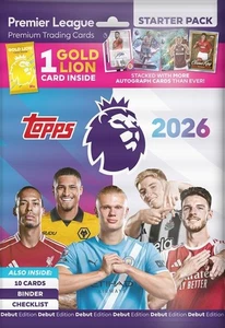 Topps Premier League 2026 Tarjetas Coleccionables Starter Pack y Mega Multipack 2025-26 - Imagen 1 de 4