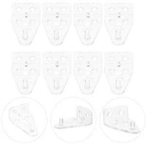 Juego de posicionamiento de conectores inclinables de ganchos ciegos de 8 piezas para persianas - Imagen 1 de 12
