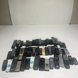 Lot Of 50 Remote Controls Untested With Backs Samsung, Sony, Phillips, Magnavox - Picture 1 of 18