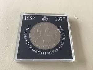 1952-1977 H.M.Queen Elizabeth II Silver Jubilee Nat West Crown collectors coin - Picture 1 of 4