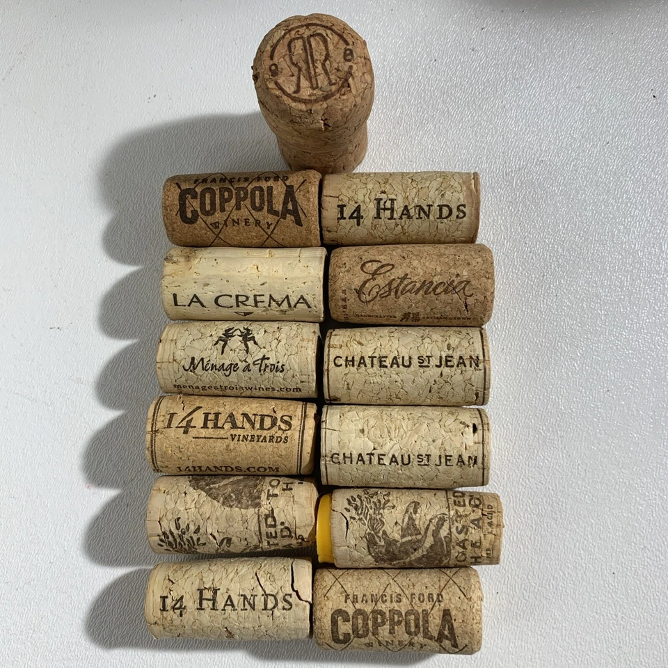 Lote de 13 tapas de corchos de vino natural Foto 1 de 4