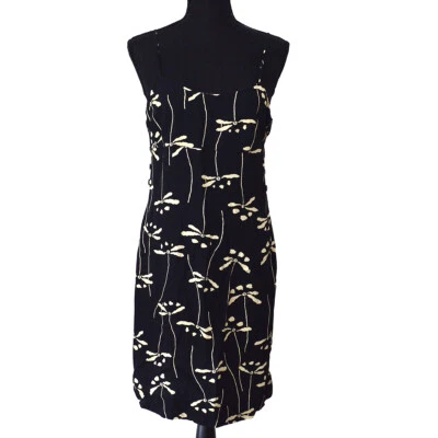 Chanel Sleeveless Camisole Dress Skirt Black #40 02095 - Image 1 of 4