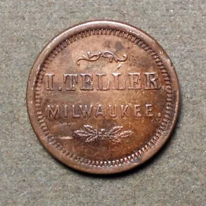Milwaukee WI 510AO-2a, I. Teller, R-4, copper, 19mm, xf - Picture 1 of 2