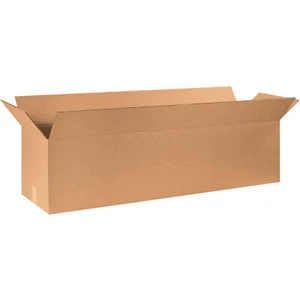 48" x 12" x 12" Long Cardboard Corrugated Boxes Lot of 10 - Picture 1 of 1
