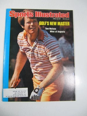 Revista Sports Illustrated - 18 de abril de 1977 Golf's New Master Tom Watson - Imagem 1 de 3