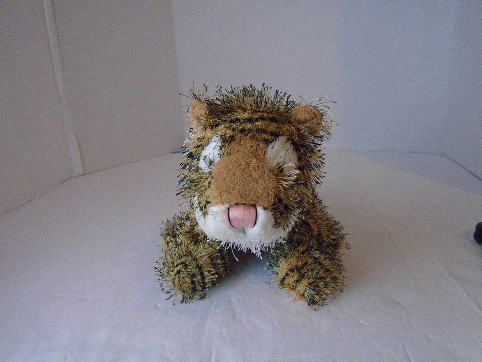Ganz Webkinz Tiger Plush Toy Striped Wild Cat Stuffed Animal NO CODE T - Image 1 of 4