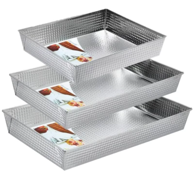 Backblech Backofenblech Backform Kuchenform Blechkuchen Blech Küche 30/36/40 cm - Bild 1 von 3