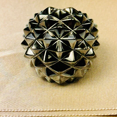 CÚPULA STEPHEN WEBSTER SUPERSTUD NEGRA CHAPADA EN RODIO SS TALLA 55 Foto 1 de 2