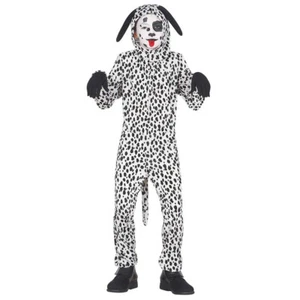 Hund Kostüm Kinder 110-115cm Tierkostüm Dalmatiner Hündchen Overall Hundekostüm - Bild 1 von 1