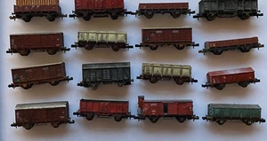 16 Anhänger  - Trix , Roco, Arnold u.a. - Spur N - Picture 1 of 11