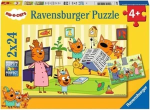 Juego de rompecabezas Ravensburger 50802 Kid-e-Cats para niños | 2 x 24 - Imagen 1 de 4